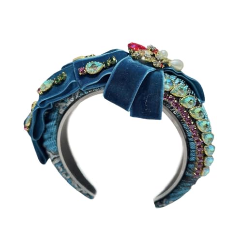 Sxett Luxuriöses Blingbling Stirnband Auffällige Kopfbedeckung Weihnachten Party Foto Requisiten Frauen Kopfbedeckung Cosplay Zubehör von Sxett