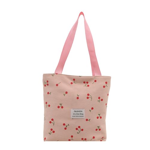 Sxett Modische Cord-Unterarmtasche, geräumiger Innenraum, leichtes Design, trendiges Accessoire für den täglichen Gebrauch, rose von Sxett