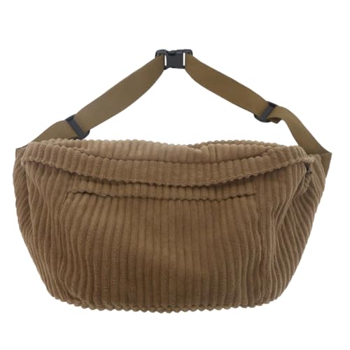 Sxett Praktische Schultertasche, Brusttasche, verstellbarer Riemen, perfekt für den täglichen Gebrauch, khaki von Sxett