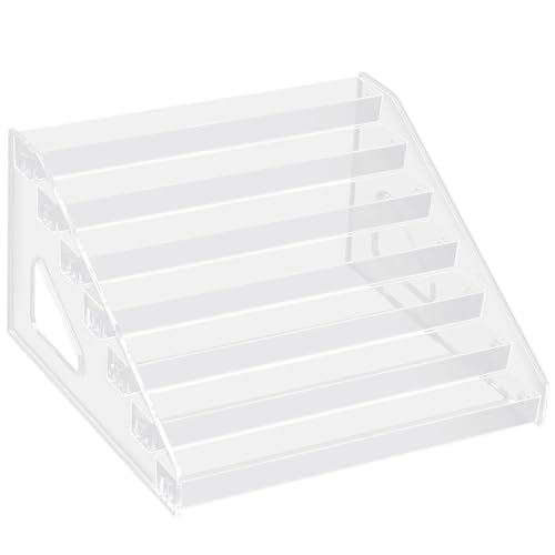 Transparente Acryl-Nägel, poliert, Aufbewahrungslösung, 5/6/7 Schichten, organisiertes Regal, Lippenstift-Regal, Make-up-Organizer Transparente Acryl-Nägel, poliert, Aufbewahrungslösung, 5/6/7 Schichten, organisiertes Regal, Lippenstift-Regal, Make-up-Organizer von Sxett