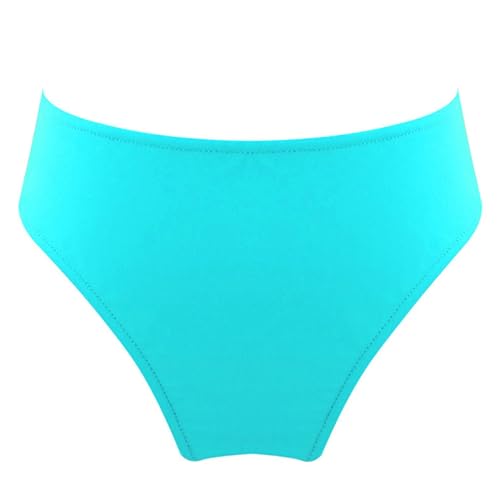 Sxiwei Kinder Mädchen Sonnenschutz Badehose Sommer Kurze Badehose Schnelltrocknend Bikinihose Strand Schwimmshorts Hellgrün 122-128 von Sxiwei