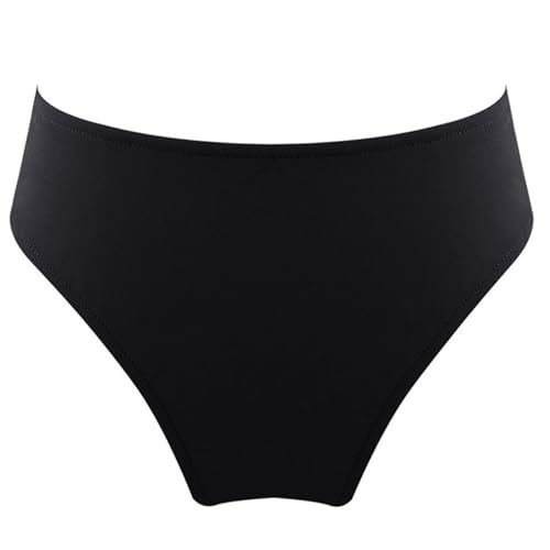 Sxiwei Kinder Mädchen Sonnenschutz Badehose Sommer Kurze Badehose Schnelltrocknend Bikinihose Strand Schwimmshorts Schwarz 122-128 von Sxiwei