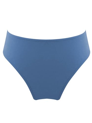 Sxiwei Kinder Mädchen Sonnenschutz Badehose Sommer Kurze Badehose Schnelltrocknend Bikinihose Strand Schwimmshorts Staubiges Blau 158-164 von Sxiwei