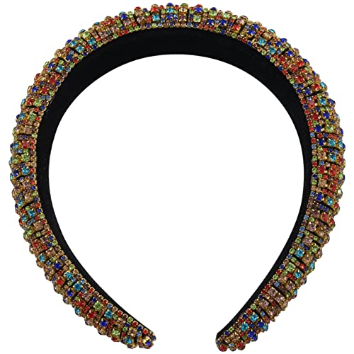Sxmrmnx , Barock Diademe und Kronen, Breites Samt Handgemachtes Haarband, Farbe Kristallkopf Hochzeit Haarschmuck Krone Sxmrmnx , Barock Diademe und Kronen, Breites Samt Handgemachtes Haarband, Farbe Kristallkopf Hochzeit Haarschmuck Krone von Sxmrmnx