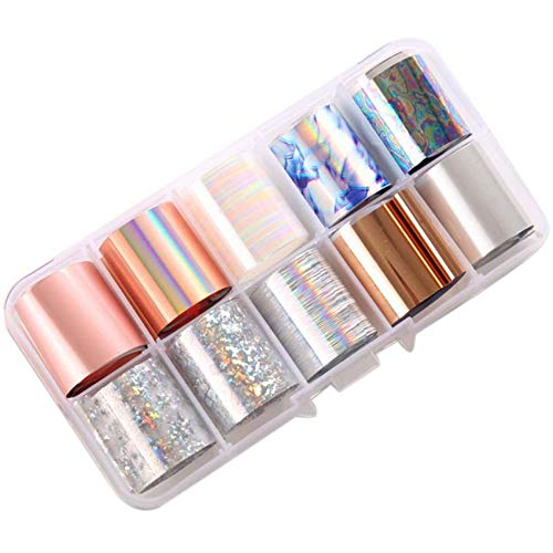 Sxmrmnx 10 Gitter Nagel Stern Paste Farb Übertragungs Film UV Gel Nagel Aufkleber Nagel Diy Kunst Dekoration 2,5X100 cm 17# Sxmrmnx 10 Gitter Nagel Stern Paste Farb Übertragungs Film UV Gel Nagel Aufkleber Nagel Diy Kunst Dekoration 2,5X100 cm 17# von Sxmrmnx