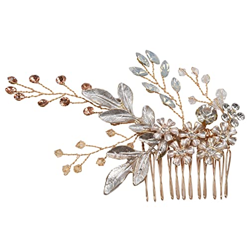 Sxmrmnx Frauen Haarnadel Haar Kamm Clip Floral Kopf Stueck Kristall Braut Haarnadeln Hochzeit Braut Haarschmuck Geschenk Sxmrmnx Frauen Haarnadel Haar Kamm Clip Floral Kopf Stueck Kristall Braut Haarnadeln Hochzeit Braut Haarschmuck Geschenk von Sxmrmnx