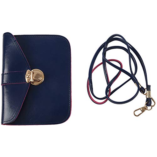 Sxmrmnx Frauen Messenger Bags Vintage Style Pu Leder Handtasche SüßE SüßE Body Handtaschen Kupplung Messenger Bags (Dunkelblau) von Sxmrmnx