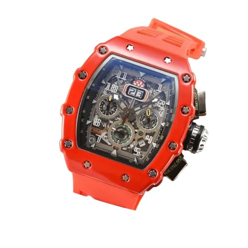 Sxmrmnx Luxuriöse Herrenuhr im Mechanischen Stil, Wasserdicht, 6, Sekundenzeiger, Weinfassförmige Quarzuhr 6 Sxmrmnx Luxuriöse Herrenuhr im Mechanischen Stil, Wasserdicht, 6, Sekundenzeiger, Weinfassförmige Quarzuhr 6 von Sxmrmnx
