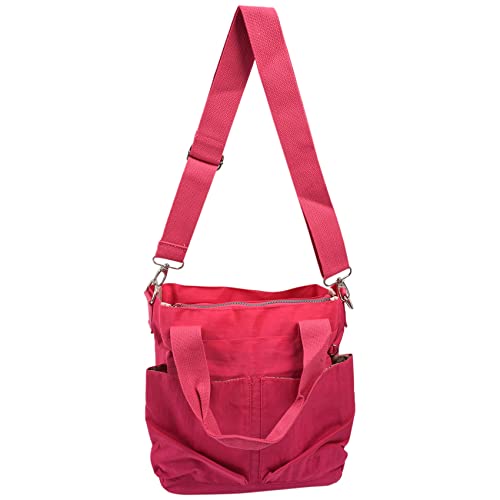 Sxmrmnx Neu kommt Mode wasserdicht Nylon Schulter Tasche (Rose rot) von Sxmrmnx