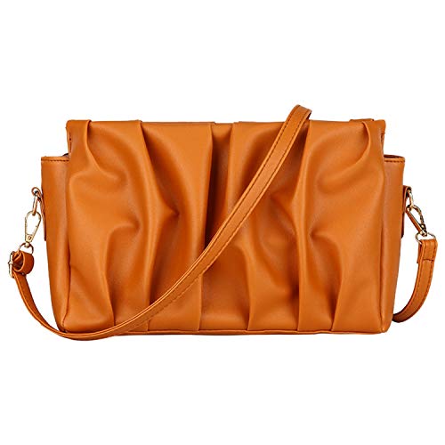Sxmrmnx PU Leder Damen Fold Cloud Tasche Mode GeschäFts UmhäNge Tasche Luxus UmhäNge Tasche TäGlich Hand Tasche Orange Sxmrmnx PU Leder Damen Fold Cloud Tasche Mode GeschäFts UmhäNge Tasche Luxus UmhäNge Tasche TäGlich Hand Tasche Orange von Sxmrmnx