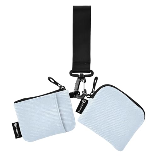 Blaue Damen-Münzgeldbörsen Kartenetuis Mini Mode Kartenetui Geld Organizer mit Armband für den täglichen Gebrauch 2 Packungen Blaue Damen-Münzgeldbörsen Kartenetuis Mini Mode Kartenetui Geld Organizer mit Armband für den täglichen Gebrauch 2 Packungen von SyXIOP