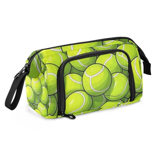 Cartoon Sport Tennis Großes Federmäppchen Große Kapazität Große Federmäppchen Leicht für Schüler High School von SyXIOP