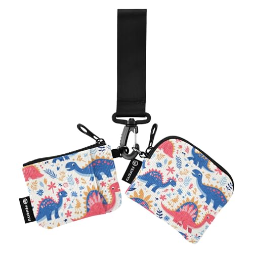 Dinosaurier Pfirsichblau Damen Kartenetuis Kleingeldhalter Klein Tragbar Karte Geld Halter mit Schlüsselanhänger für Damen 2 Stück de crédito para Hombre Dinosaurier Pfirsichblau Damen Kartenetuis Kleingeldhalter Klein Tragbar Karte Geld Halter mit Schlüsselanhänger für Damen 2 Stück de crédito para Hombre von SyXIOP