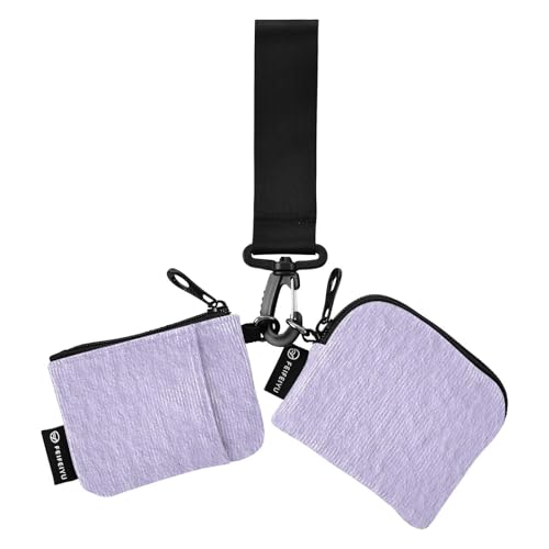 Geldbörse für Damen, klein, abnehmbar, mit Schlüsselanhänger, Violett, 2 Stück, Billetera para tarjetas de Mujer Geldbörse für Damen, klein, abnehmbar, mit Schlüsselanhänger, Violett, 2 Stück, Billetera para tarjetas de Mujer von SyXIOP