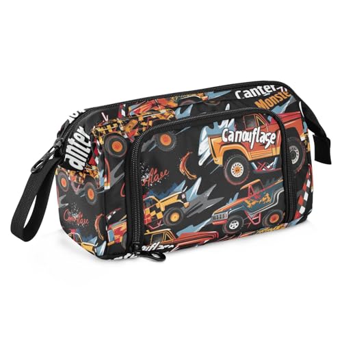 Graffiti-Straßen-Rennauto-Federmäppchen, großes Fassungsvermögen, Schul-Must-Haves, mit Reißverschluss, für Krankenschwestern, Mittelschule von SyXIOP