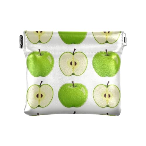 Grüne Früchte Cartoon Mode Frauen Leder Bargeld Geldbörse Einzigartige Kleingeld Geldbörse für Männer Frauen Reisen monedas para von SyXIOP