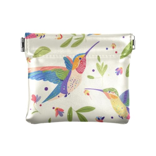 Hübscher Kolibri, modisch, klein, Leder, Münzgeldbörse, praktisches Reisezubehör für Männer und Frauen, Reise-Guarda, Monedas, Para Carro von SyXIOP