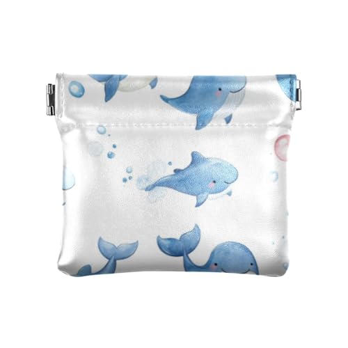 Niedlicher Cartoon-blauer Delfin, modisch, PU-Leder, kleine Münze, ausgefallener Schmuck-Organizer für Damen, pequenos para Niedlicher Cartoon-blauer Delfin, modisch, PU-Leder, kleine Münze, ausgefallener Schmuck-Organizer für Damen, pequenos para von SyXIOP