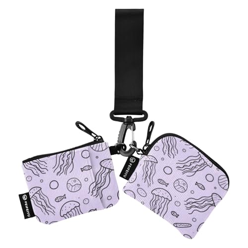 Purple Ocean Jellyfish Dual Wristlet Wallets for Women Cute Fashion Zipper Wristlet Wallet with Zipper Pocket for Ladies 2 Packs de crédito para Hombre Purple Ocean Jellyfish Dual Wristlet Wallets for Women Cute Fashion Zipper Wristlet Wallet with Zipper Pocket for Ladies 2 Packs de crédito para Hombre von SyXIOP
