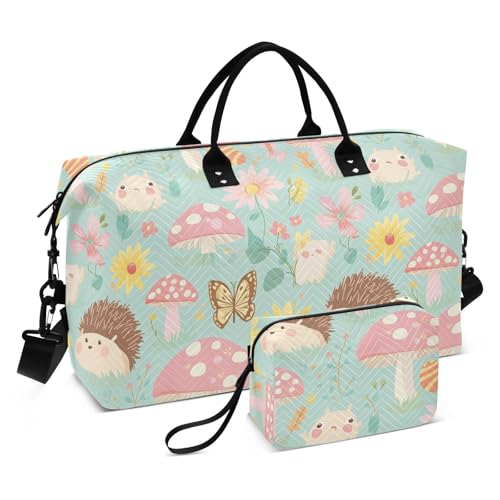 Safari Pastellfarbene Safari-Tiere, dekoratives Handgepäck, Wochenendtasche, Sporttasche, Turnbeutel mit Kulturbeutel für Geschäftsreisen, großes Fassungsvermögen, Bolso de para Hombre Safari Pastellfarbene Safari-Tiere, dekoratives Handgepäck, Wochenendtasche, Sporttasche, Turnbeutel mit Kulturbeutel für Geschäftsreisen, großes Fassungsvermögen, Bolso de para Hombre von SyXIOP