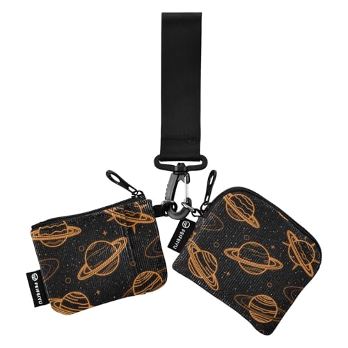 Space Planet Damen Münzbeutel, Kartenhalter, klein, tragbar, Kartenetui, Geldorganizer mit Handgelenkschlaufe für Arbeit, Reisen, 2 Stück, mondero y tarjetero para Mujer Space Planet Damen Münzbeutel, Kartenhalter, klein, tragbar, Kartenetui, Geldorganizer mit Handgelenkschlaufe für Arbeit, Reisen, 2 Stück, mondero y tarjetero para Mujer von SyXIOP