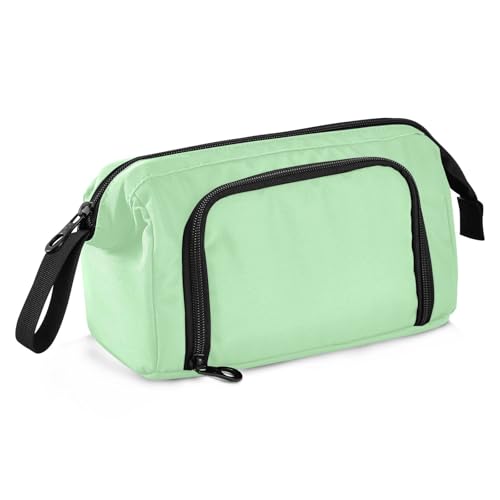 Tender Green Pencil Box Large Capacity Kids Pencil Case with Slot for Teen Boys Office von SyXIOP