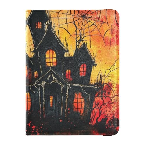 The Evil Yellow Pumpkin Castle on Halloween Leather Passport Holder Covers Case for travel Impfhülle Protector Cover Passport Case Travel Documents Wallet for women Ultra Slim The Evil Yellow Pumpkin Castle on Halloween Leather Passport Holder Covers Case for travel Impfhülle Protector Cover Passport Case Travel Documents Wallet for women Ultra Slim von SyXIOP