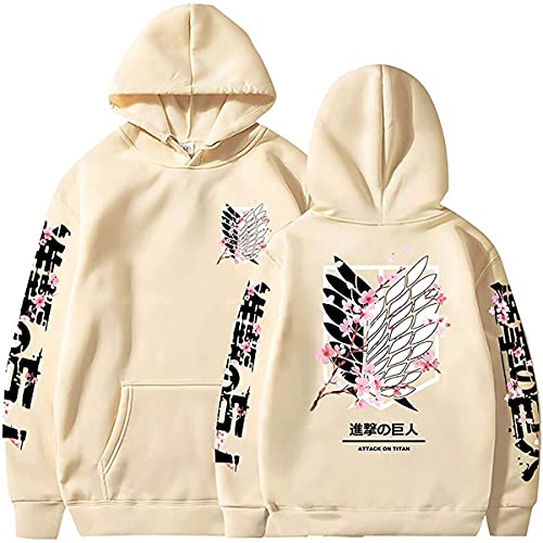 Sybnwnwm Anime Hoodie Scout Regiment AOT Anime Langarm Pullover Unisex von Sybnwnwm