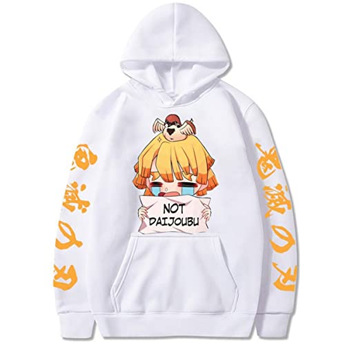 Sybnwnwm Anime Kleidung Hoodie Mit Kapuze Demon Hoodies Pullover Anime Merch Kapuzenpullover Cosplay von Sybnwnwm