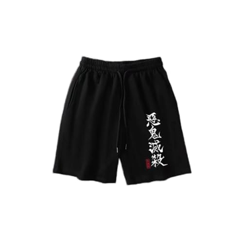 Sybnwnwm Demon Kurze Hosen Herren Jungen Jogginghose Training Fitness Hose Workout Track Shorts von Sybnwnwm