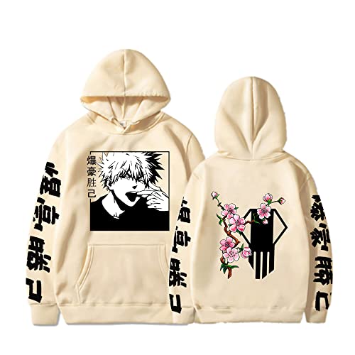 Sybnwnwm My Hero Academia Hoodie Bakugou Katsuki Hoodies Pullover Sweatshirts Kapuzenpullover Outwear von Sybnwnwm