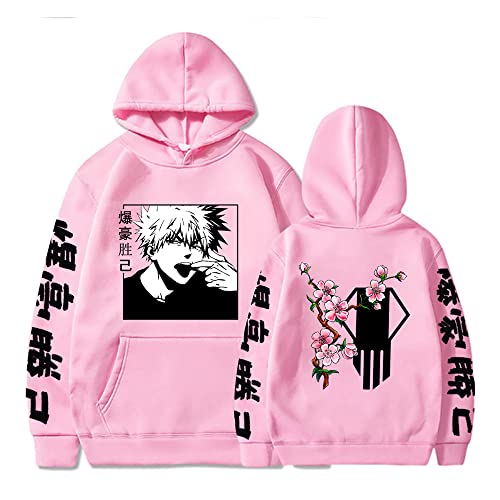 Sybnwnwm My Hero Academia Hoodie Bakugou Katsuki Hoodies Pullover Sweatshirts Kapuzenpullover Outwear von Sybnwnwm
