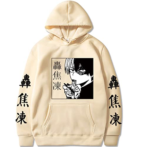 Sybnwnwm My Hero Academia Hoodie Damen Mädchen Deku Cosplay Kapuzenpullover Boku No Hero Academia Sweatshirts Hoodies von Sybnwnwm