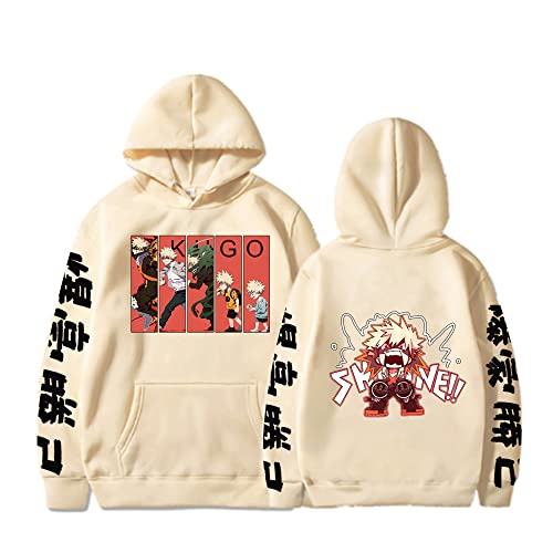 Sybnwnwm No Hero Academia Hoodie My Hero Academia Bakugou Katsuki Sweatshirts Kapuzenpullover Hoodies Sweatshirts Kapuzenpullover von Sybnwnwm