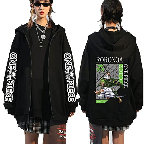 Sybnwnwm One Piece Full Zip Hoodie Luffy Zoro Sanji Ace Cosplay Hoody Hoodies Jacket Zip Up Coat Sweatshirt Sybnwnwm One Piece Full Zip Hoodie Luffy Zoro Sanji Ace Cosplay Hoody Hoodies Jacket Zip Up Coat Sweatshirt von Sybnwnwm