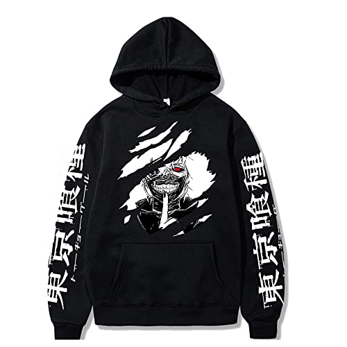 Sybnwnwm Tokyo Ghoul Hoodie Anime Kaneki Ken Pullover Hoodies Langarm Pulli Sweatshirts Kapuzenpullover Für Herren Sybnwnwm Tokyo Ghoul Hoodie Anime Kaneki Ken Pullover Hoodies Langarm Pulli Sweatshirts Kapuzenpullover Für Herren von Sybnwnwm
