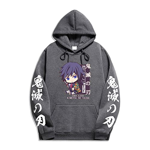 Sybnwnwm Y2K Hoodie Pullover Nezuko Tanjiro Kapuzenpullover Anime Merch Sweatshirt Streetwear Damen Herren von Sybnwnwm