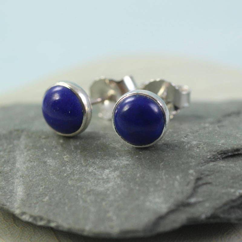 Silber Lapis Lazuli Ohrstecker Silber Lapis Lazuli Ohrstecker von SycamoonJewellery