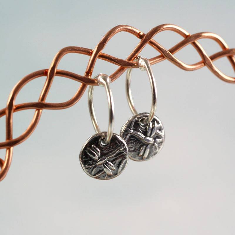 Silber Tier Totem Creolen Recycelte Feinsilber Ohrhänger Silber Tier Totem Creolen Recycelte Feinsilber Ohrhänger von SycamoonJewellery