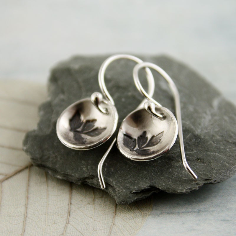 Waldzweig Ohrringe - Silber Baumeln Charme Waldzweig Ohrringe - Silber Baumeln Charme von SycamoonJewellery
