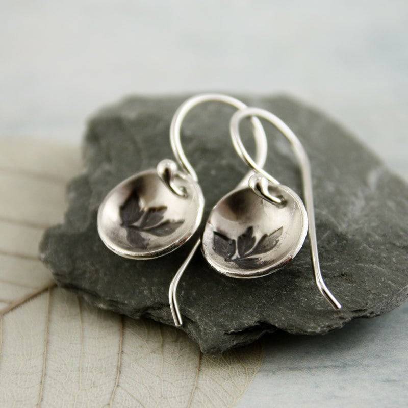 Waldzweig Ohrringe - Silber Baumeln Charme von SycamoonJewellery