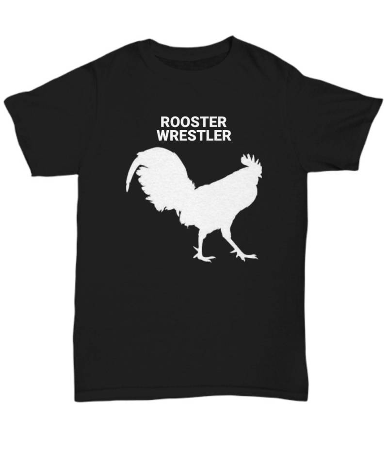 Hahn Wrestler, Hahn Liebhaber T-Shirt, Geschenk, Scheune Mama Geschenk Für Besitzer, Unisex T-Shirt von SycamoreCreativeCo