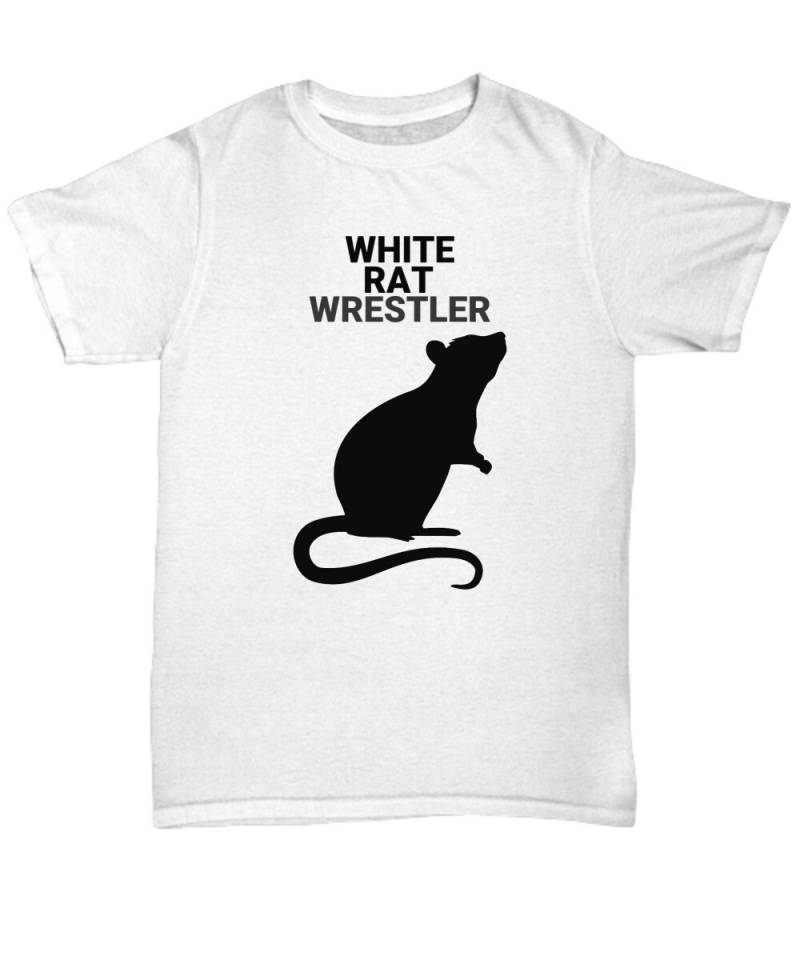 Weiße Ratte Wrestler, Haustier Ratte Liebhaber T-Shirt, Weiße Geschenk, Mama Papa Geschenk Für Besitzer, Unisex T-Shirt Weiße Ratte Wrestler, Haustier Ratte Liebhaber T-Shirt, Weiße Geschenk, Mama Papa Geschenk Für Besitzer, Unisex T-Shirt von SycamoreCreativeCo