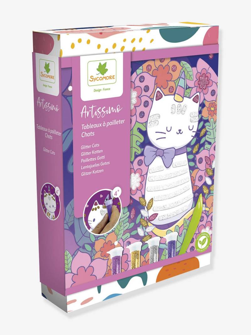 Kreativset Artissimo Glitzer-Katzen für Kinder Sycomore von Sycomore