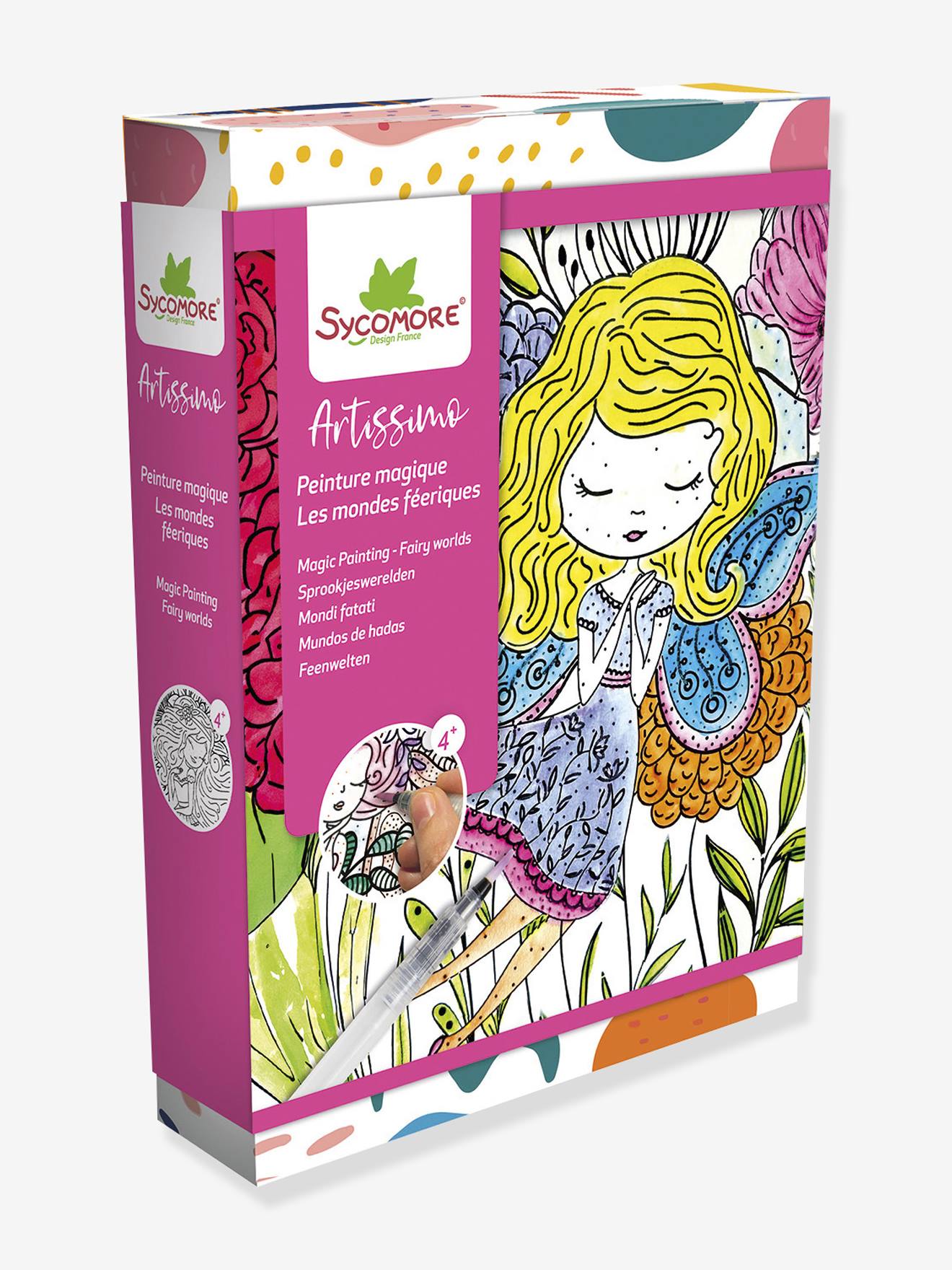 Kreativset Artissimo Magische Malerei Die zauberhaften Welten für Kinder Sycomore von Sycomore