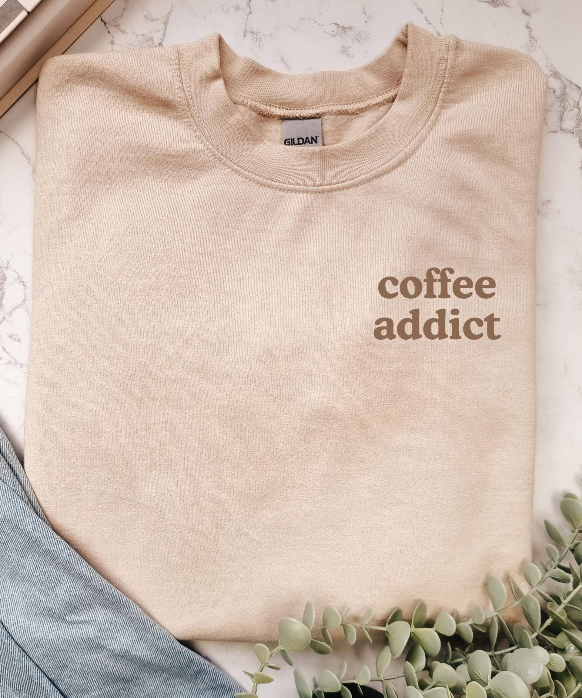 Coffee Addict Sweatshirt, Barista Pullover, Kaffee Shirt, Pullover Für Kaffeeliebhaber, Espresso Mama Sweatshirt von SydPrintBoutique