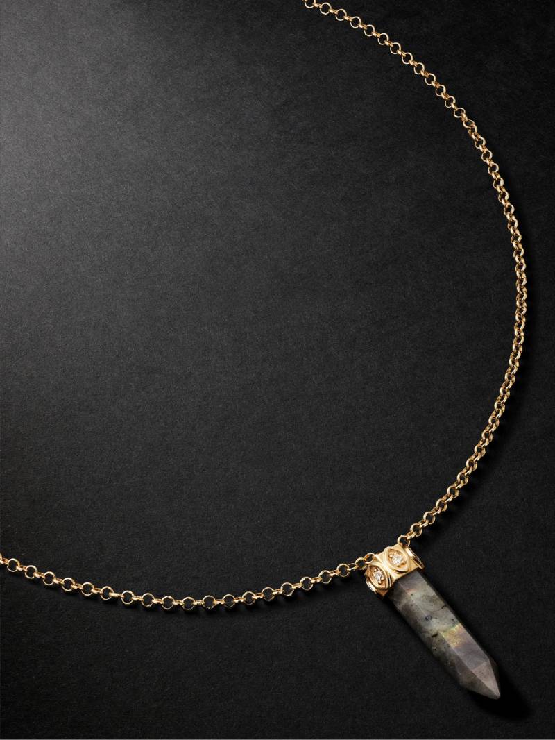 Sydney Evan - Gold, Labdradorite and Diamond Necklace - Men - Gold von Sydney Evan