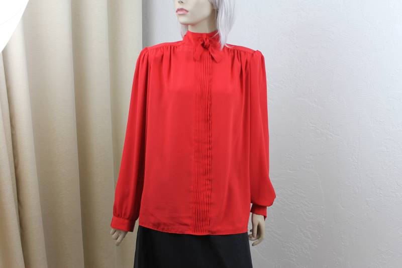 Vintage Rote Bluse Größe 10 Gailord von SydneysVintage