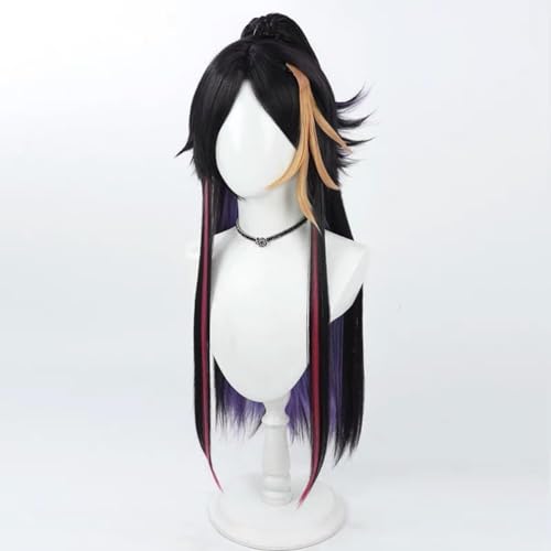 Fushimi Gaku Cosplay Perücke Braunes Haar 85cm 34 Zoll ShuYamino-BLK Perücke von Syedeliso