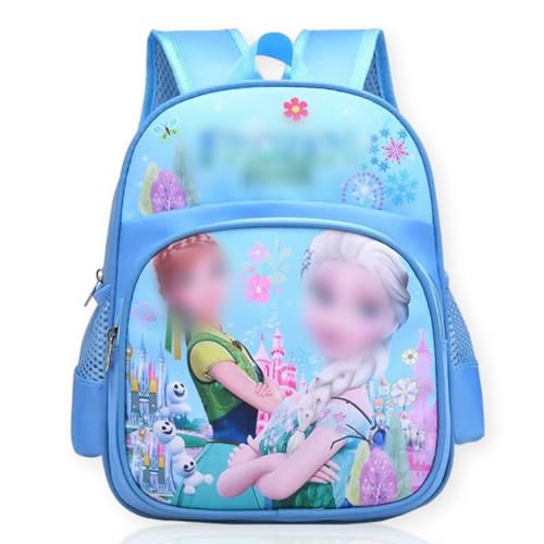 Syijupo Children's Backpack, Rucksack, Verstellbare Wasserdichte Schultasche, Kinderrucksäcke, Rucksack Kids für die Schulreise,Eiskönigin Rucksack Kinder(24 x 12 x 32cm) von Syijupo